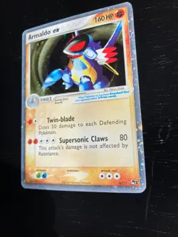 Pokemon Holo Armaldo ex 16/17 Pop Series 1 Excellent - Lightly Played Condition - Image 3