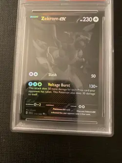 Pokemon TCG Zekrom EX BWR 172/086 English SV Black Bolt PSA 10 - Image 3