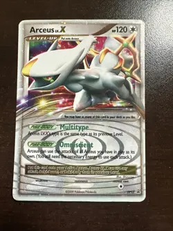 Arceus LV. X DP53 Pokemon TCG Diamond Pearl Promo DMG - Image 1