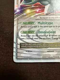 Arceus LV. X DP53 Pokemon TCG Diamond Pearl Promo DMG - Image 5