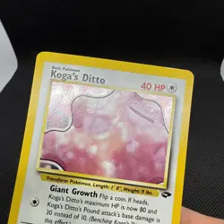 2000 Pokemon Gym Challenge Koga's Ditto Holo #10/132 *see Photos* - Image 3