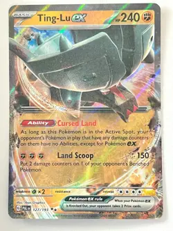 Ting-Lu ex 127/193 Double Rare Paldea Evolved Pokemon - Pack Fresh Near Mint NM - Image 1