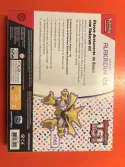 PORTUGUESE Pokemon TCG: Scarlet & Violet-151 Collection Alakazam ex box - Image 2