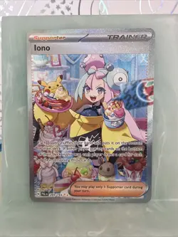 Iono 269/193 Sv02: Paldea Evolved Pokemon TCG Special Illustration Rare - Image 1
