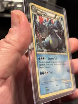 2010 Pokemon TCG #160 Feraligatr Cracked Ice Holo Lightly Played LP - Image 2
