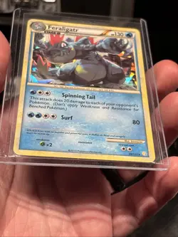 2010 Pokemon TCG #160 Feraligatr Cracked Ice Holo Lightly Played LP - Image 3