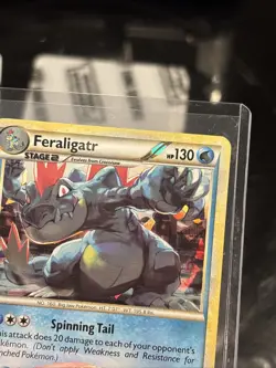 2010 Pokemon TCG #160 Feraligatr Cracked Ice Holo Lightly Played LP - Image 5
