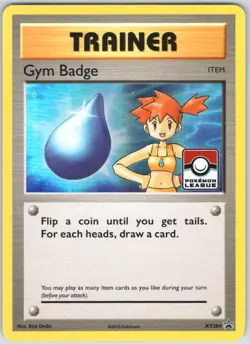 Gym Badge XY204 Promo XY Black Star Promos Pokemon NM - Image 1