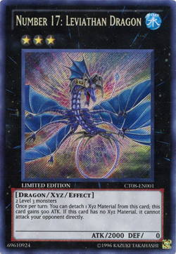 Number 17: Leviathan Dragon - CT08-EN001 - Limited Secret Rare VLP - Yugioh - Image 1
