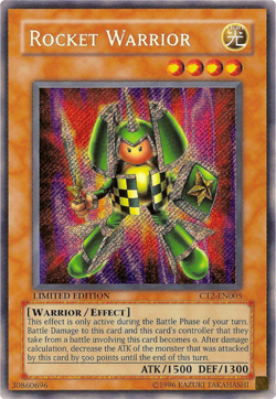 Rocket Warrior - CT2-EN005 - Secret Rare Limited Edition NM Yugioh - Image 1