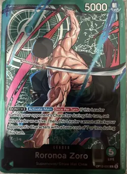 Roronoa Zoro - OP12-020 (Zoro Deck) OP12-020 Learn Together Deck Set Foil - Image 1