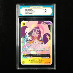 TQG 10 GEM MINT 2025 One Piece JPN Jewelry Bonney OP13-108 SR - Image 1