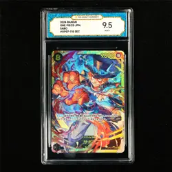 TQG 9.5 MINT+ 2024 One Piece JPN Sabo OP07-118 SEC - Image 2