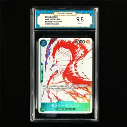 TQG 9.5 MINT+ 2024 One Piece JPN Monkey D. Luffy OP07-033 UC - Image 2