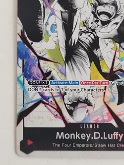One Piece TCG English ST21-001 Monkey D Luffy Leader Alt Art Parallel - Image 3