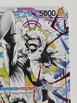 One Piece TCG English ST21-001 Monkey D Luffy Leader Alt Art Parallel - Image 4