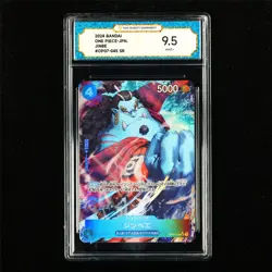 TQG 9.5 MINT+ 2024 One Piece JPN Jinbe OP07-045 SR - Image 2