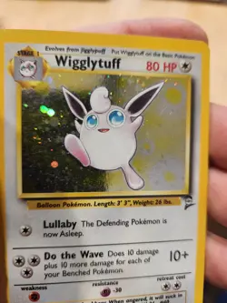 WIGGLYTUFF - BASE SET 2 - 19/130 - Holo Rare - Pokemon Card - LP! - Image 3