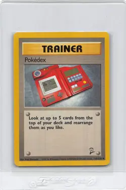 POKEDEX 115/130 - BASE SET 2 - UNCOMMON - VINTAGE WOTC POKEMON CARD - NM/M - Image 1