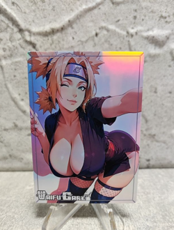 Temari Trading Card Waifu Goddess Story Anime Girl holo Karte Manga Full Art - Image 1