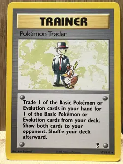 Pokemon Trader (77/102) - Base Set Pokemon Card - Rare - Image 1