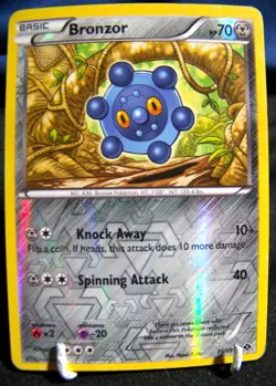 Pokemon 2012 Bronzor Next Destinies Rev Holo Foil REVERSE 75/99 Card - EX+/ NM- - Image 1