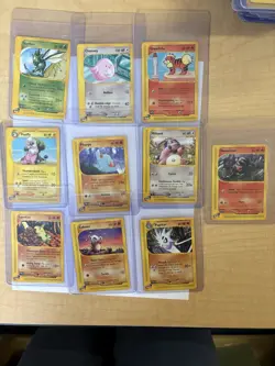 Aquapolis Pokemon Vintage Card Lot (10) Scyther, Cubone, Miltank, Flaffy - Image 1