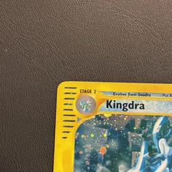 2002 Pokemon Kingdra TCG Holo Rare Card Aquapolis H14/H32 LIGHT PLAY on card! - Image 2