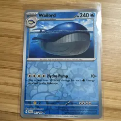 041/159 Wailord : Reverse Holo Card : Journey Together : Pokemon TCG - Image 1