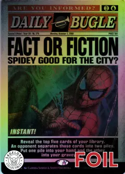 MTG Fact or Fiction (Rainbow) (1995) | NM Foil | Secret Lair Spider-Man {SLD} - Image 1