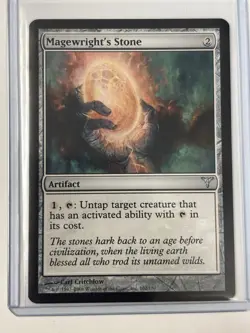 MTG Magewright’s Stone- Dissension Regular Rare #162 - Image 1