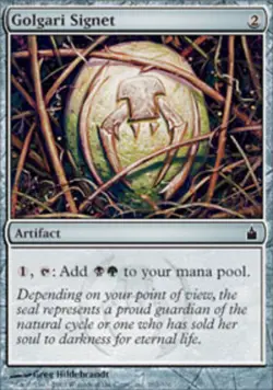 4x Golgari Signet Moderate Play, English Ravnica: City of Guilds MTG Magic - Image 1