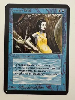 Magic the Gathering MTG Alpha Creature Bond NM (Beta Bob) - Image 1