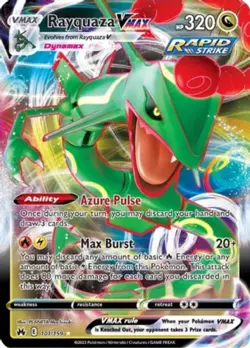 Lightly Played Rayquaza VMAX - 101/159 - Ultra Rare Pokemon Crown Zenith - Image 1
