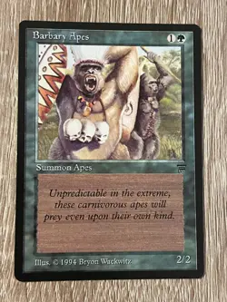 MTG - Barbary Apes - Legends - NM English Magic 1994 - Image 1