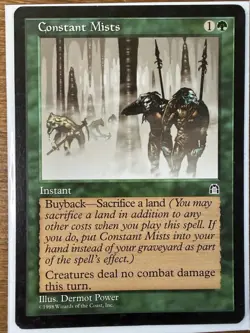 Vintage 1x NM Constant Mists Magic the Gathering MTG Stronghold - Image 1