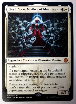 Elesh Norn, Mother of Machines - MTG Phyrexia All Will Be One - Mythic #010 - NM - Image 1