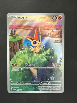 VICTINI 208 PROMO SCARLET & VIOLET POKEMON NM - Image 1
