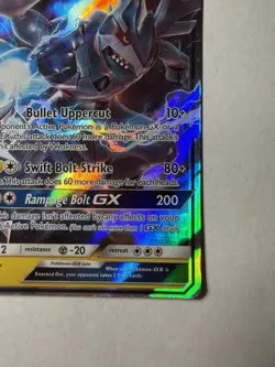 Zekrom GX Sun&Moon Black Star Promo SM138 Sm Holo Pokemon Card - Image 5
