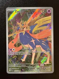Zacian - 100/094 - IR Illustration Rare - Holo Pokemon Phantasmal Flames - NM - Image 1