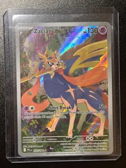 Zacian - 100/094 - IR Illustration Rare - Holo Pokemon Phantasmal Flames - NM - Image 3