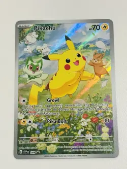 Pikachu 88 Pokemon Scarlet Violet Promo 2024 NM 🔥🔥🔥 - Image 3