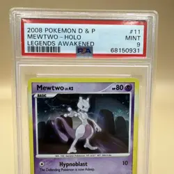 2008 Pokemon D&P Legends Awakened Mewtwo Holo 11/146 PSA 9 Mint - Image 2