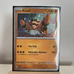 Klawf 122/198 Cosmos Holo COSTCO Promo Pokemon Paldea Evolved NM - Image 1