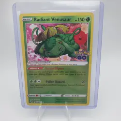 Pokemon TCG - Radiant Venusaur 004/078 Pokemon GO Holo LP - Image 3