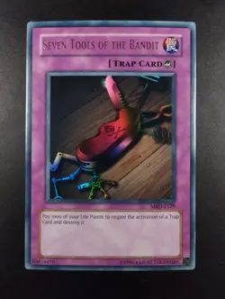 YUGIOH 2003 | SEVEN TOOLS OF THE BANDIT | MRD-E129 | NM - EXCELLENT | ULTRA RARE - Image 1