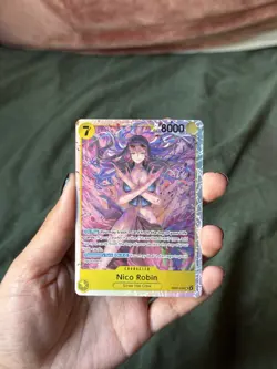 One Piece TCG - Nico Robin PRERELEASE ENGLISH EB03-055 HEROINES SR - Near Mint - Image 1