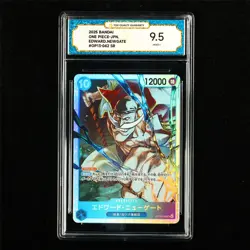 TQG 9.5 MINT+ 2025 One Piece JPN Edward Newgate OP13-042 SR - Image 2
