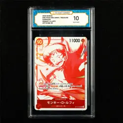 TQG 10 GEM MINT 2025 One Piece JPN Monkey D. Luffy ST10-006 SR - Image 1