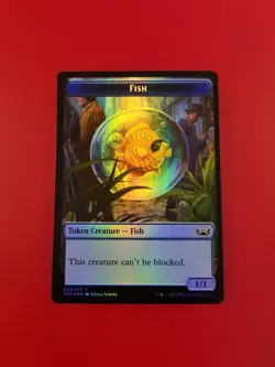 1x Fish & Dog | FOIL TOKEN | Streets of New Capenna | MTG Magic Cards - Image 3